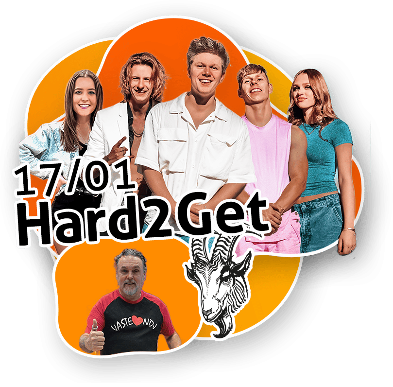 8x11 v.v. De SteinderBök - Zaterdag 17/01 Hard2Get